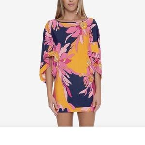 Trina Turk Breeze Swim Tunic Multicolor Cover Up Size Large NWT